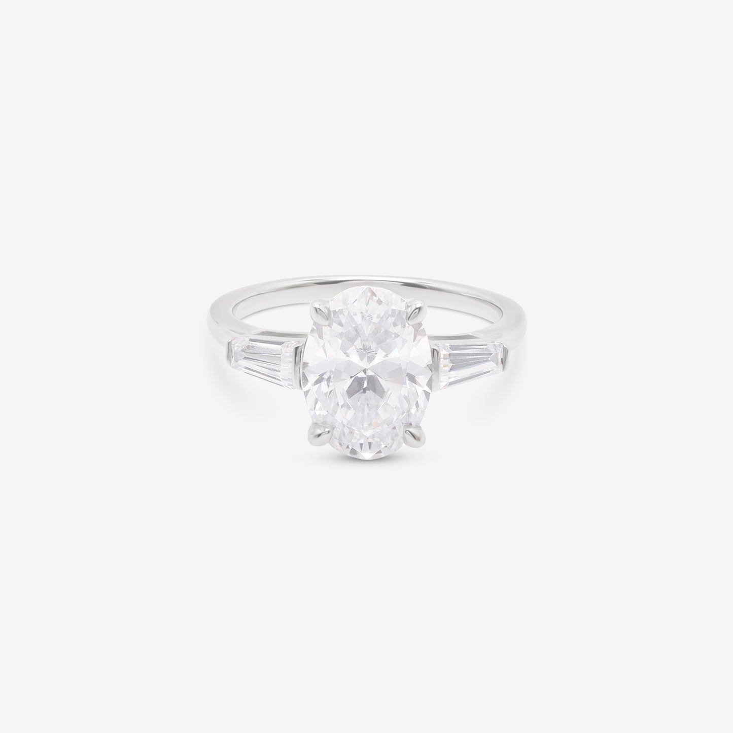 OVAL ENGAGEMENT RING