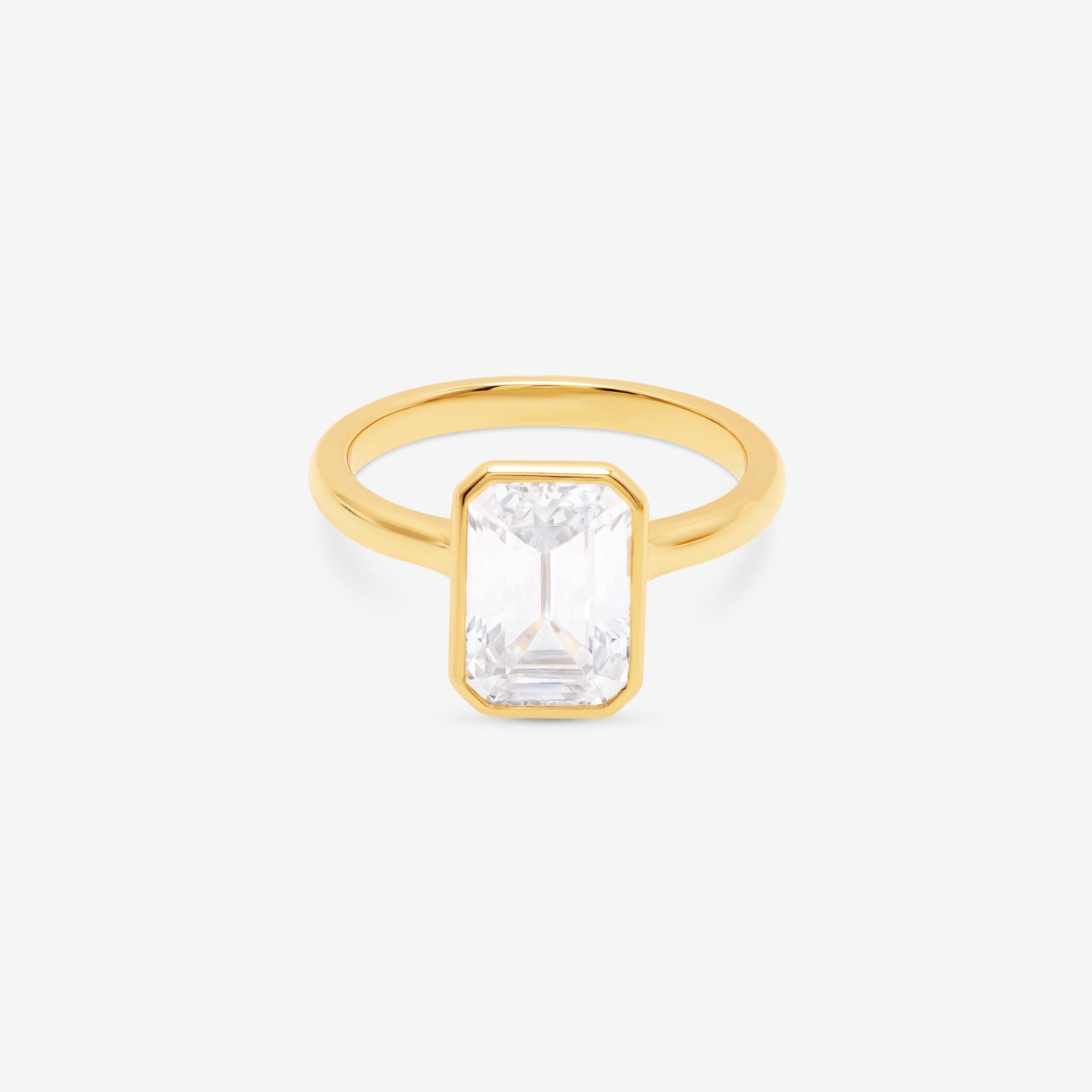 EMERALD BEZEL RING