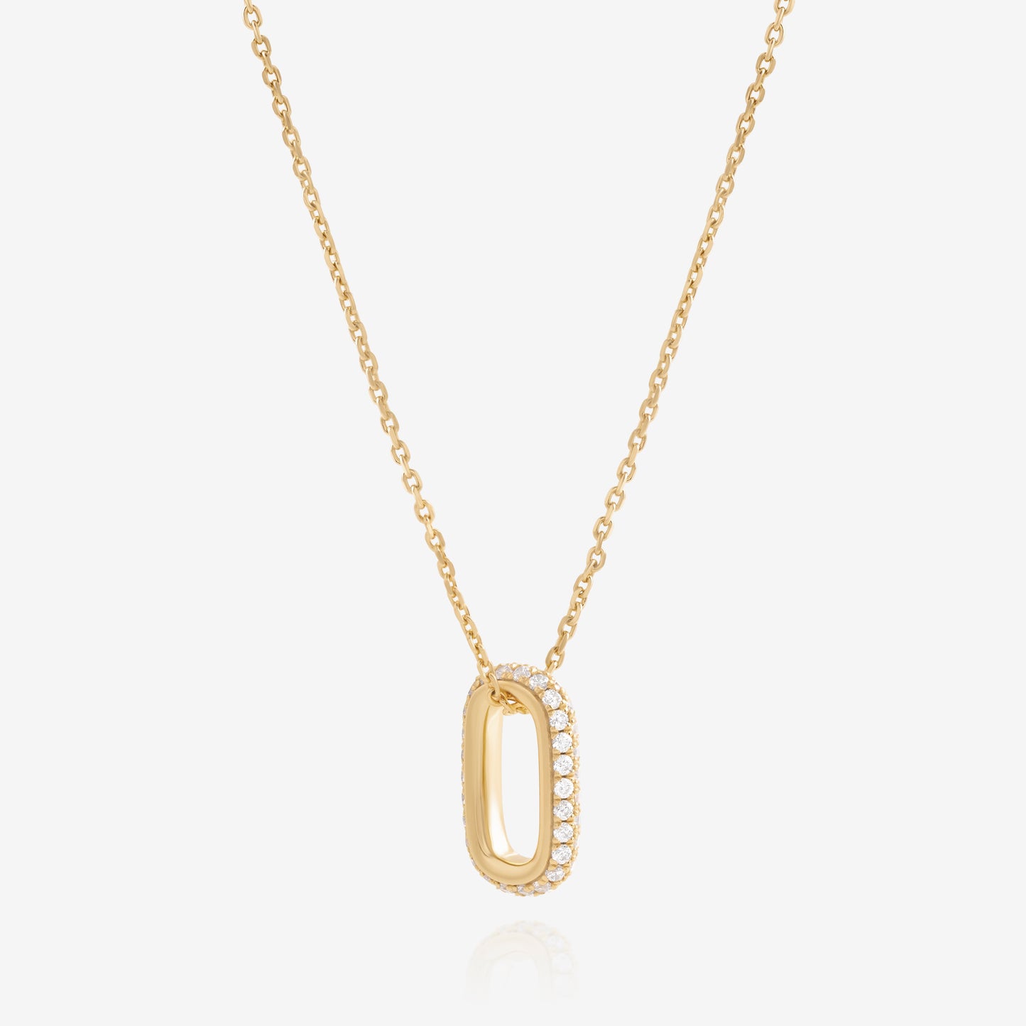 SLIDE-ON PAVE PENDANT
