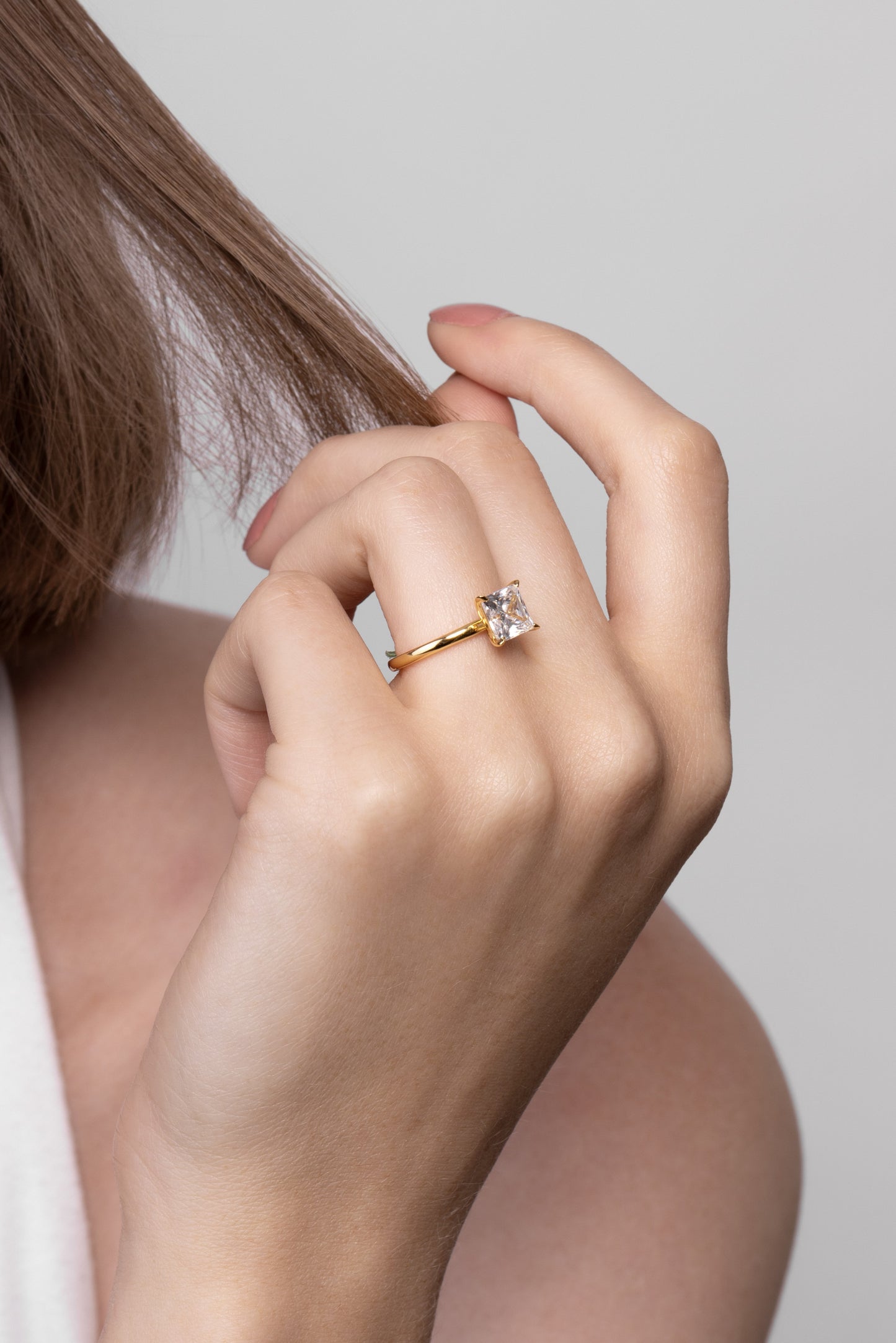 CLASSIC PRINCESS CUT RING