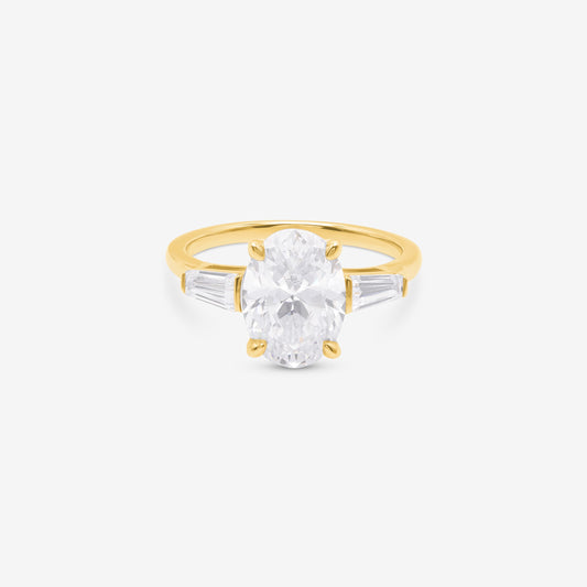 OVAL ENGAGEMENT RING