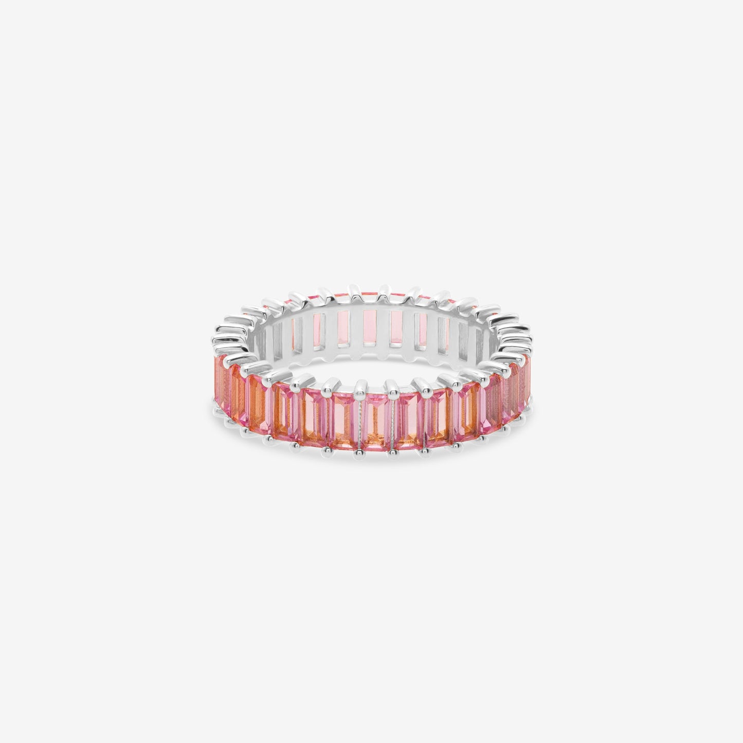 PINK BAGUETTE RING