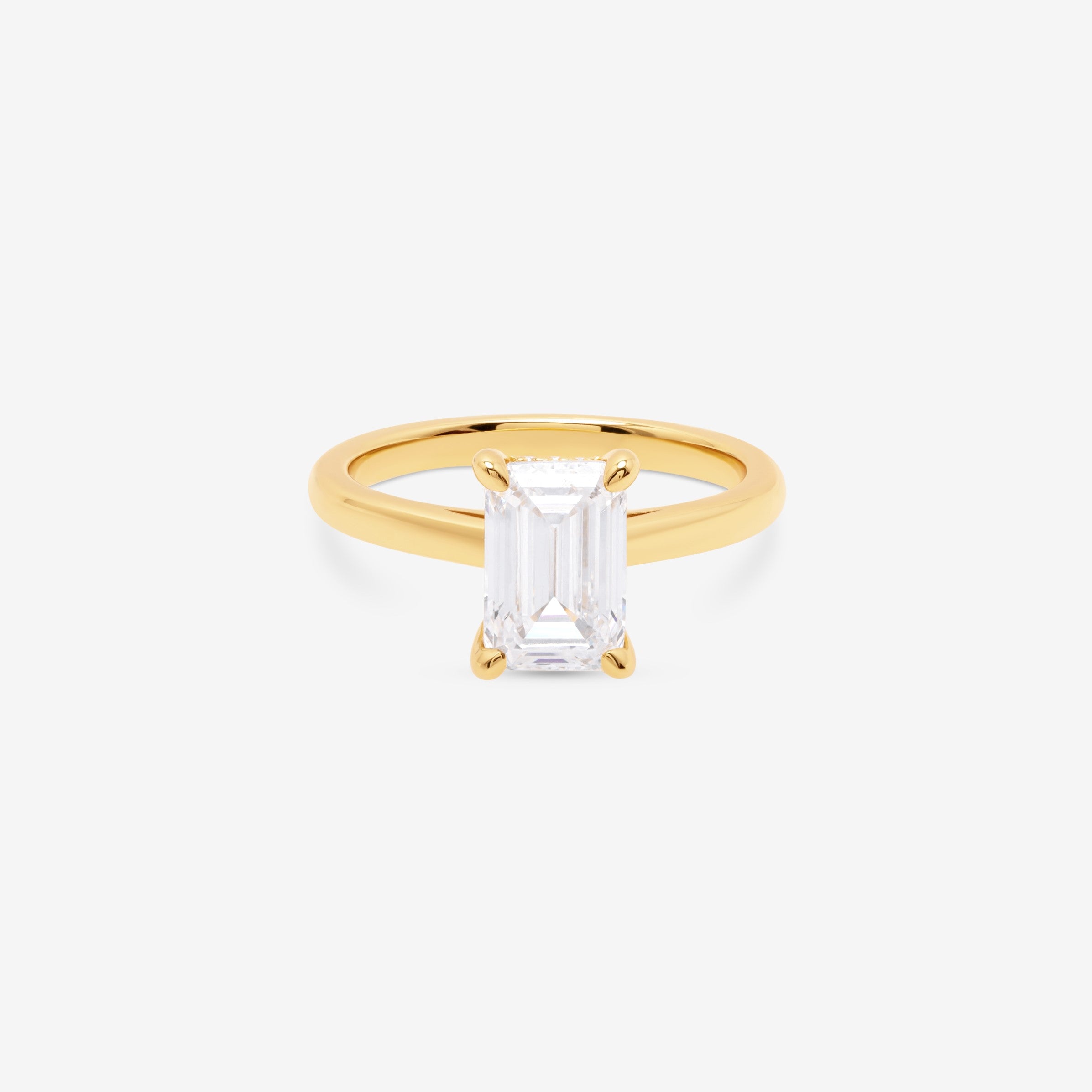 Mystique Emerald Cut Solitaire