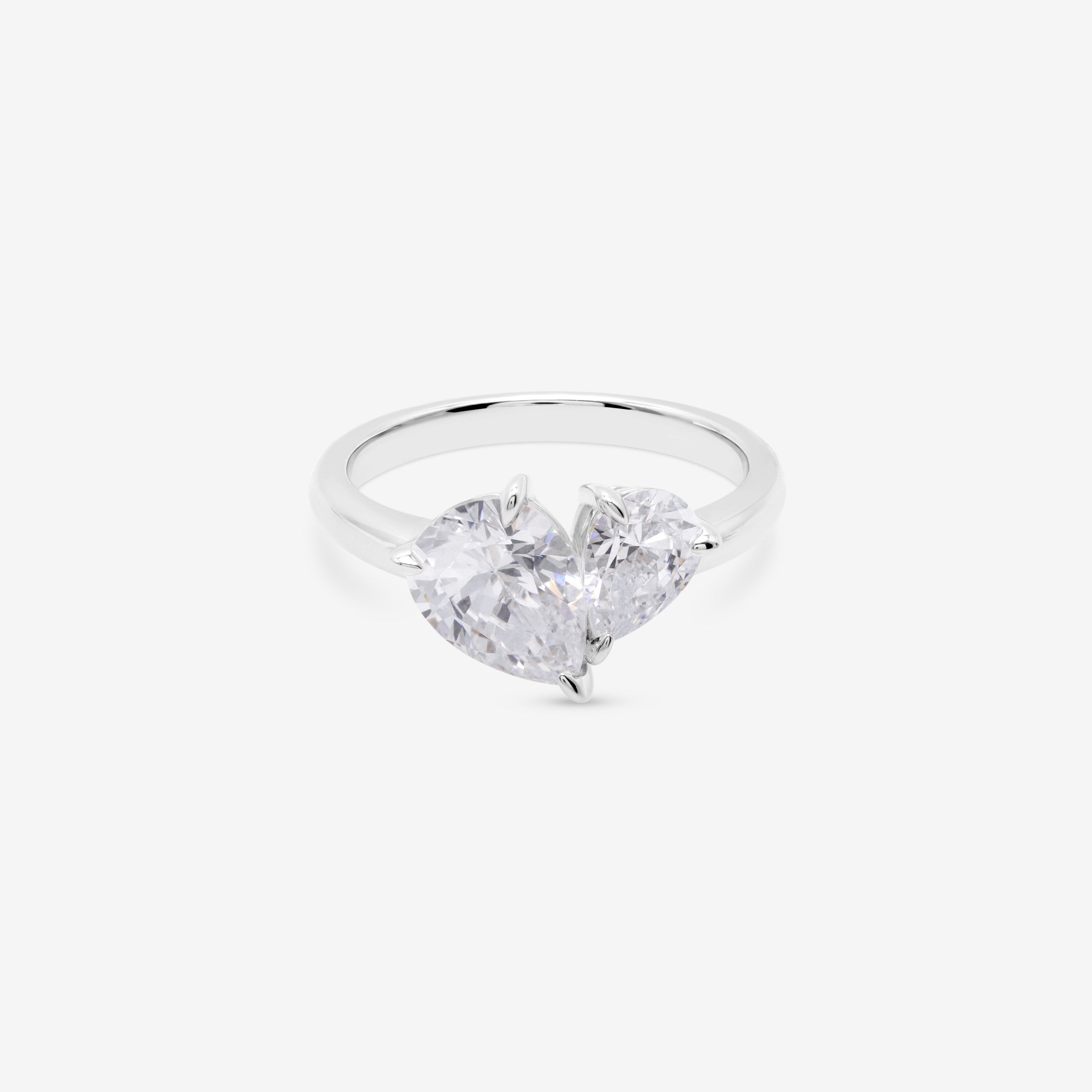 Twilight Double Pear Diamond Ring