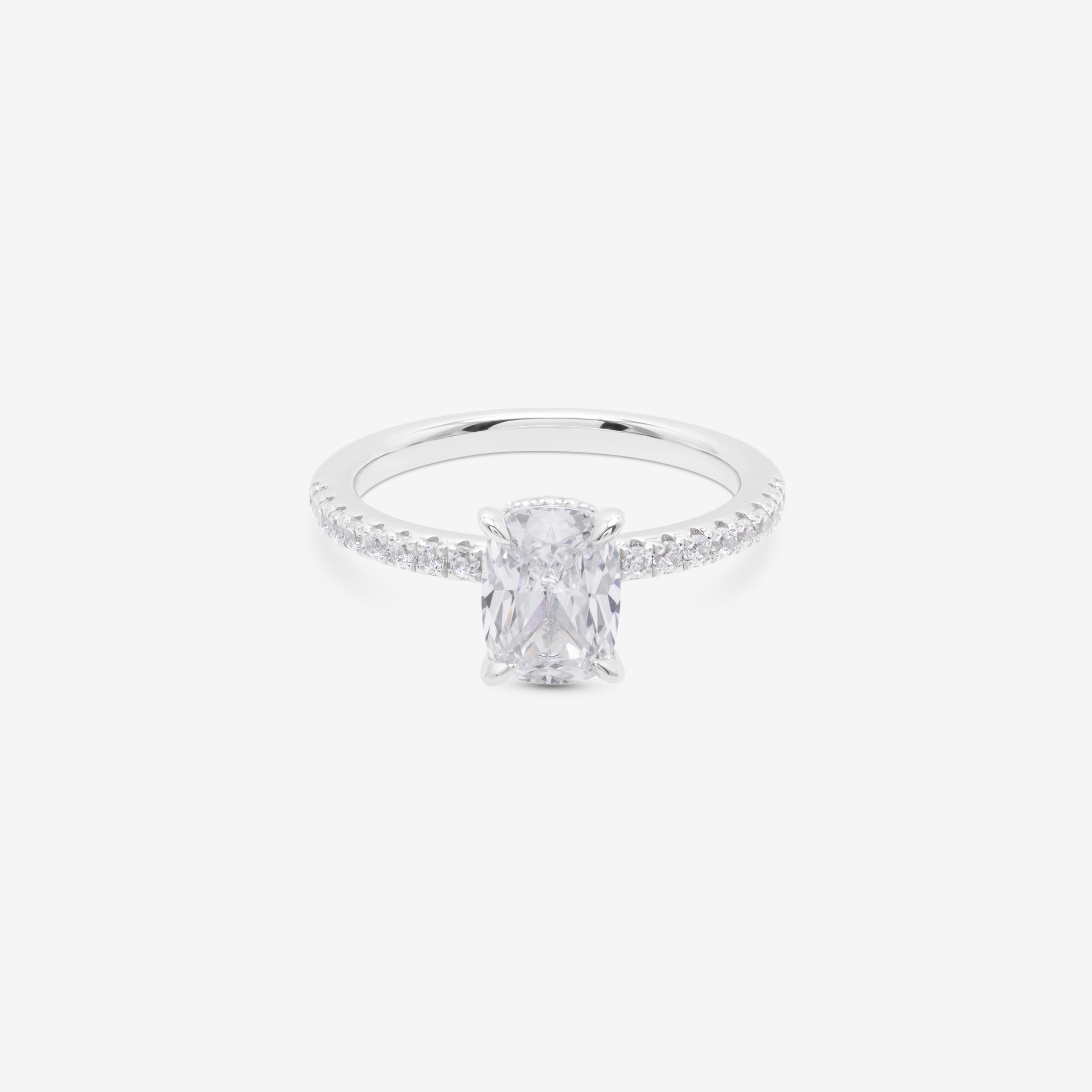 Radiance Emerald Cut Diamond Ring