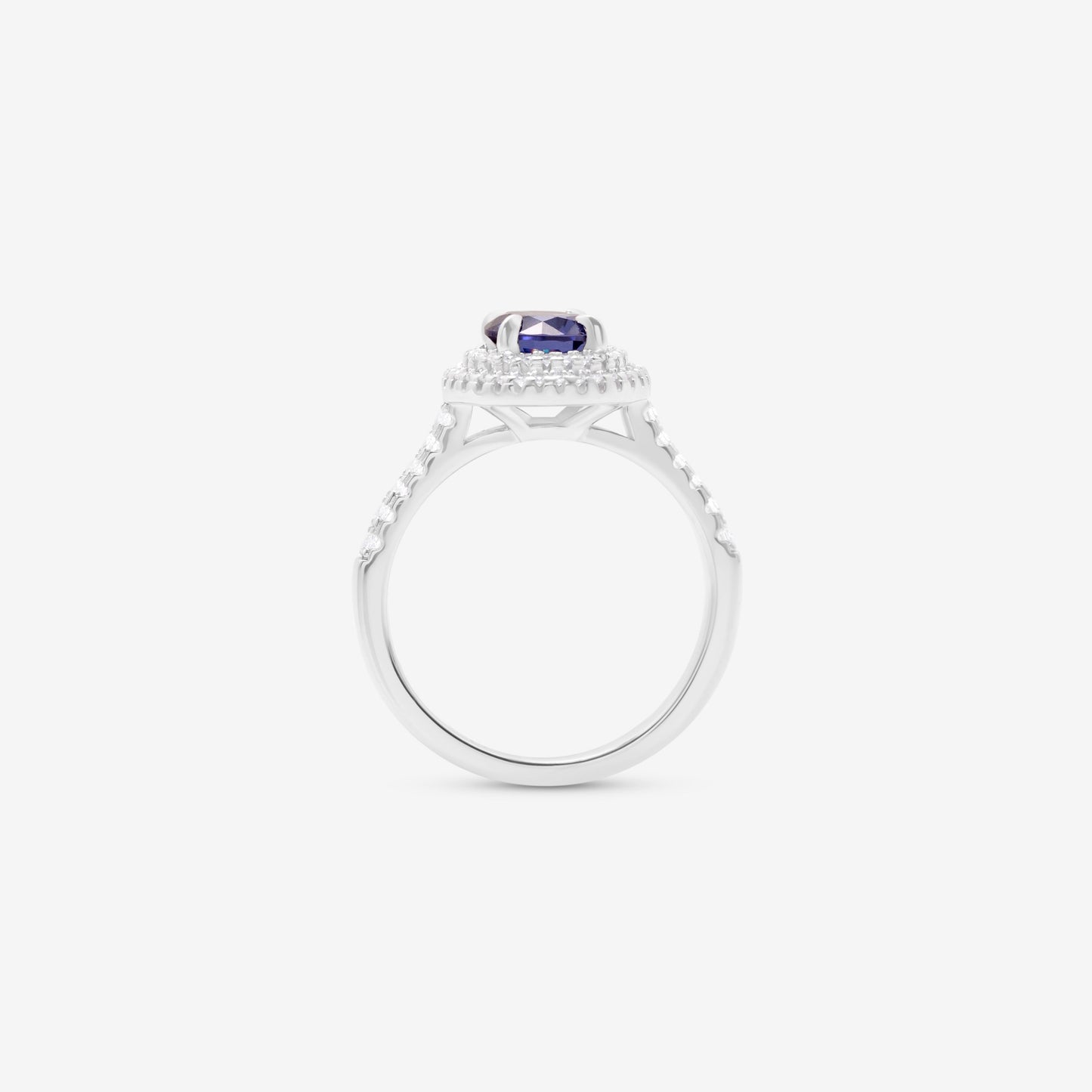 SAPPHIRE PAVE RING