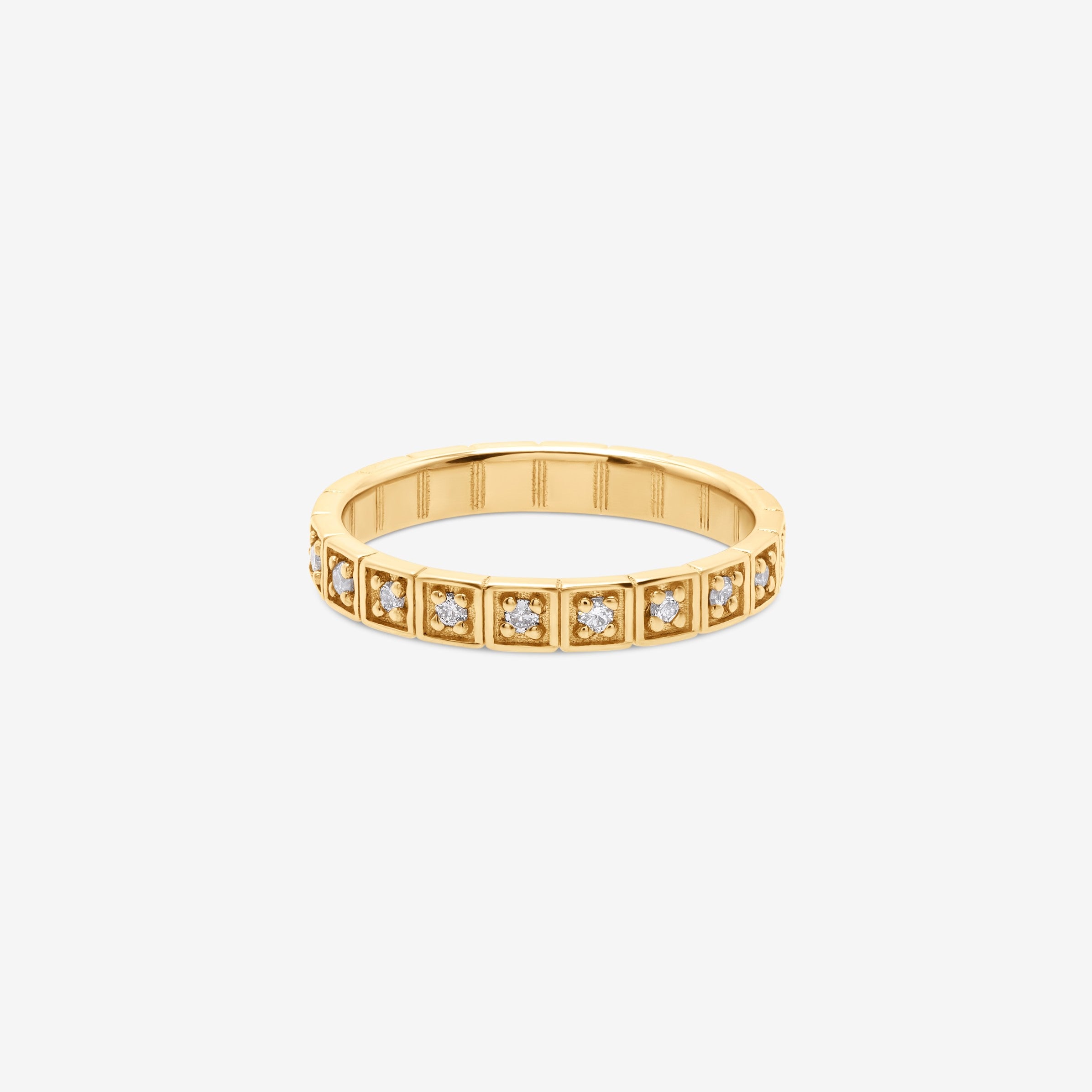 Sophia Geometric Diamond Band