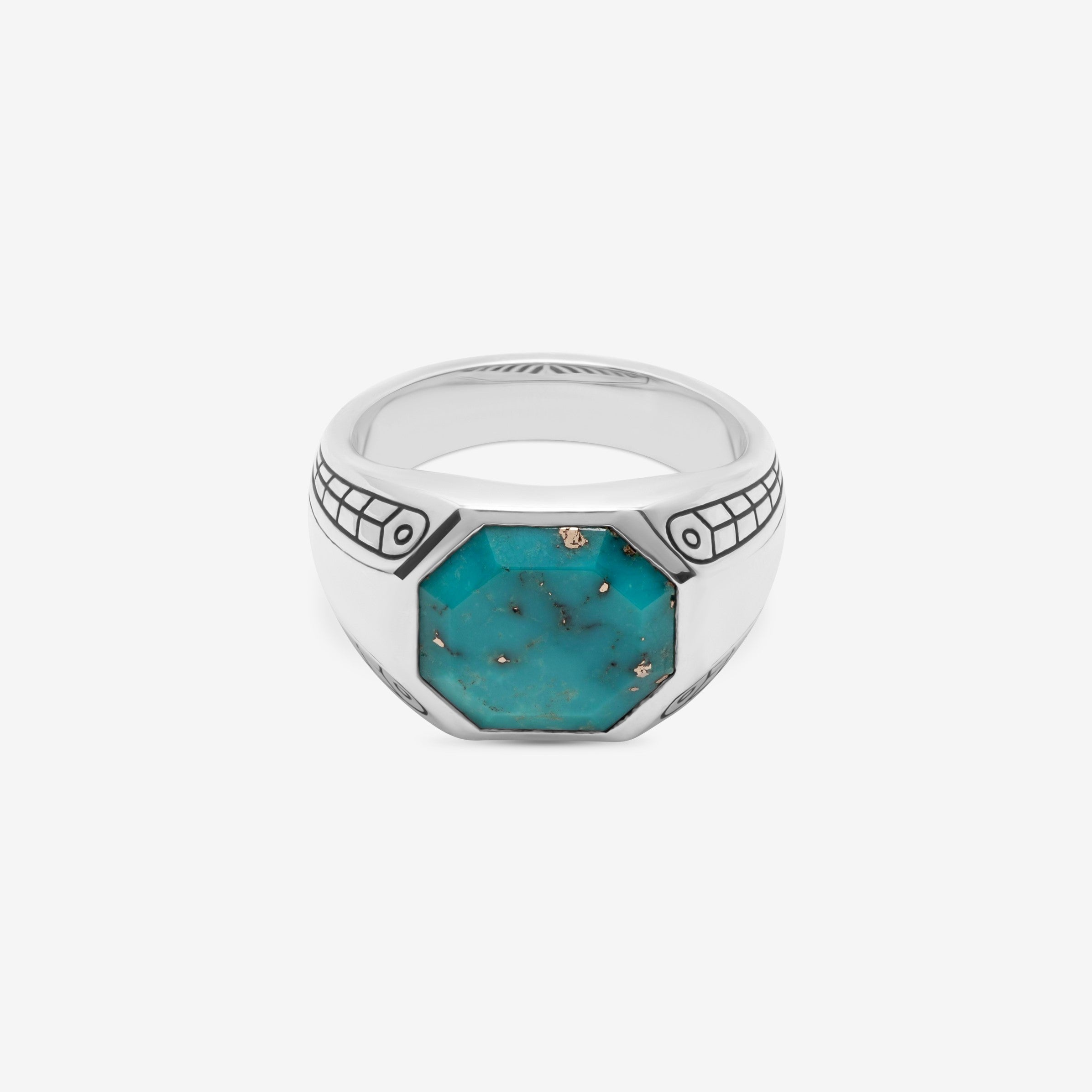 Turquoise Octagon Ring