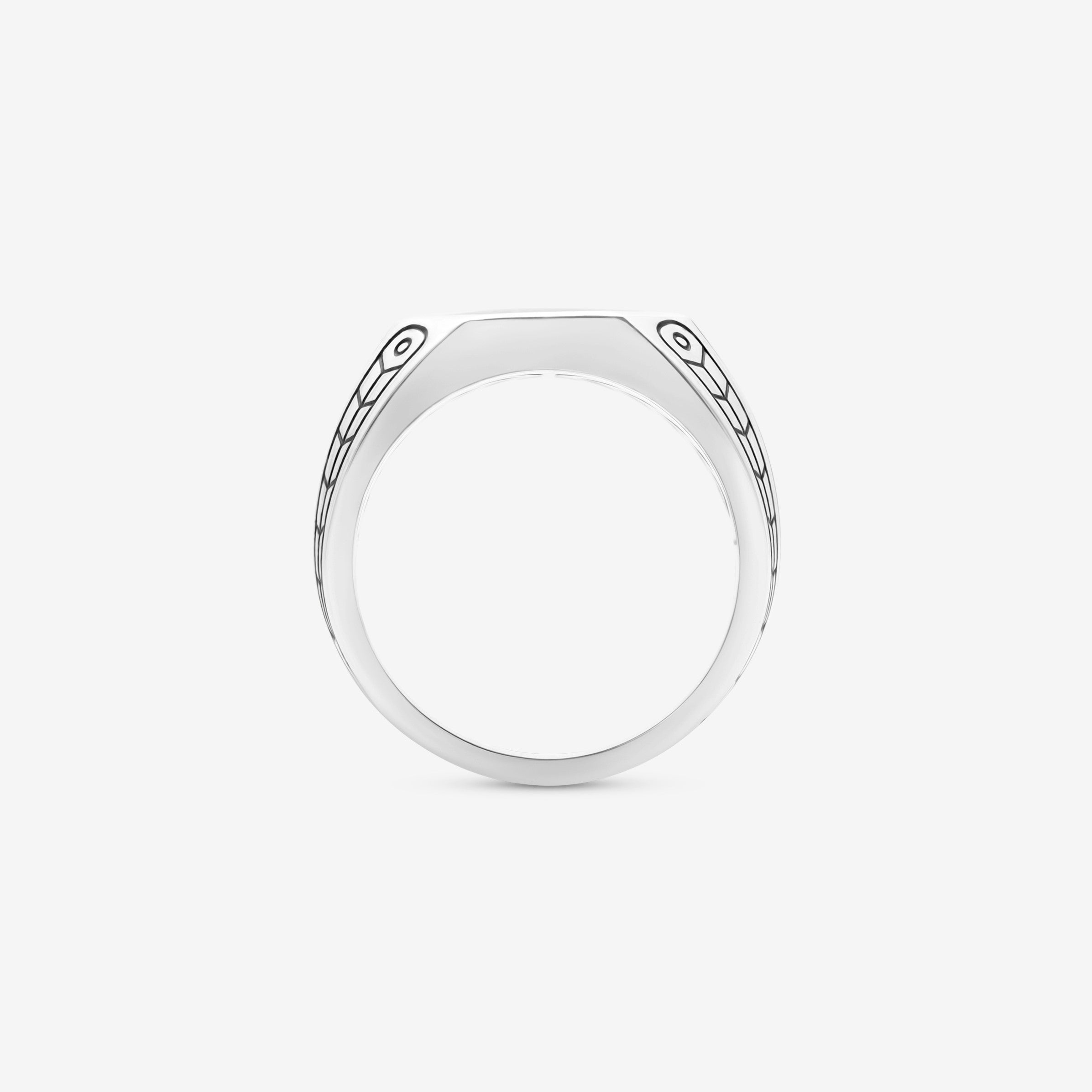 Tiger Octagon Statement Ring