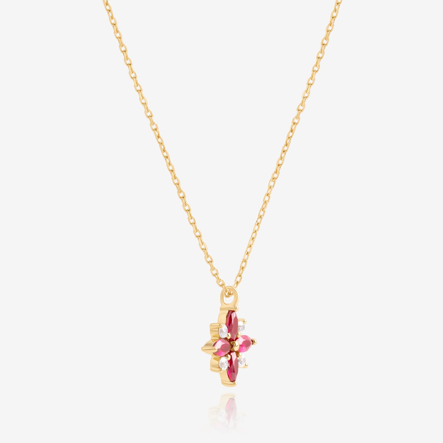 MARQUISE  RUBY PENDANT