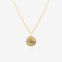 Aries zodiac sign pendant necklace in gold, unisex jewelry NIK Jewellery Canada