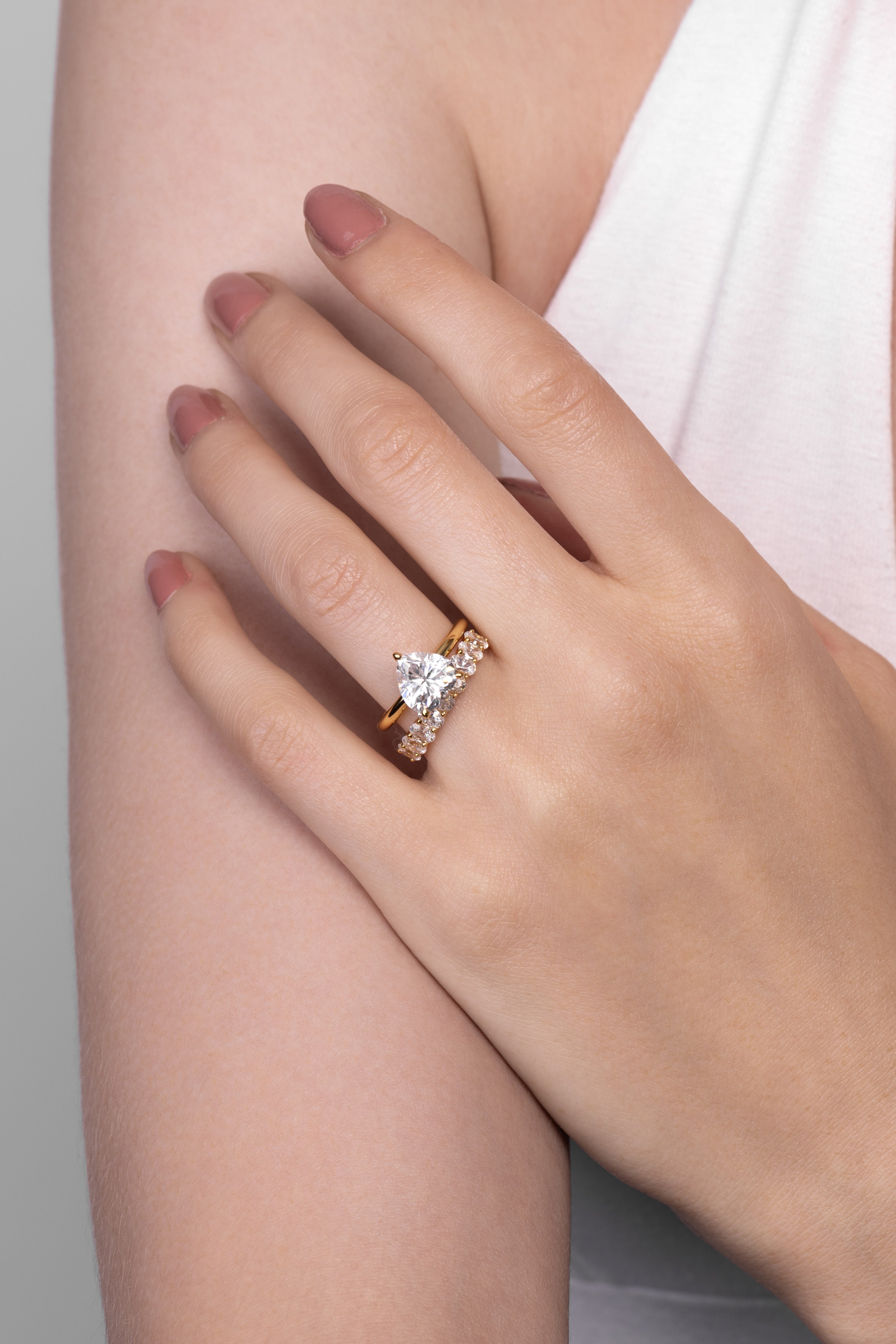 Ellipse Oval Eternity Band