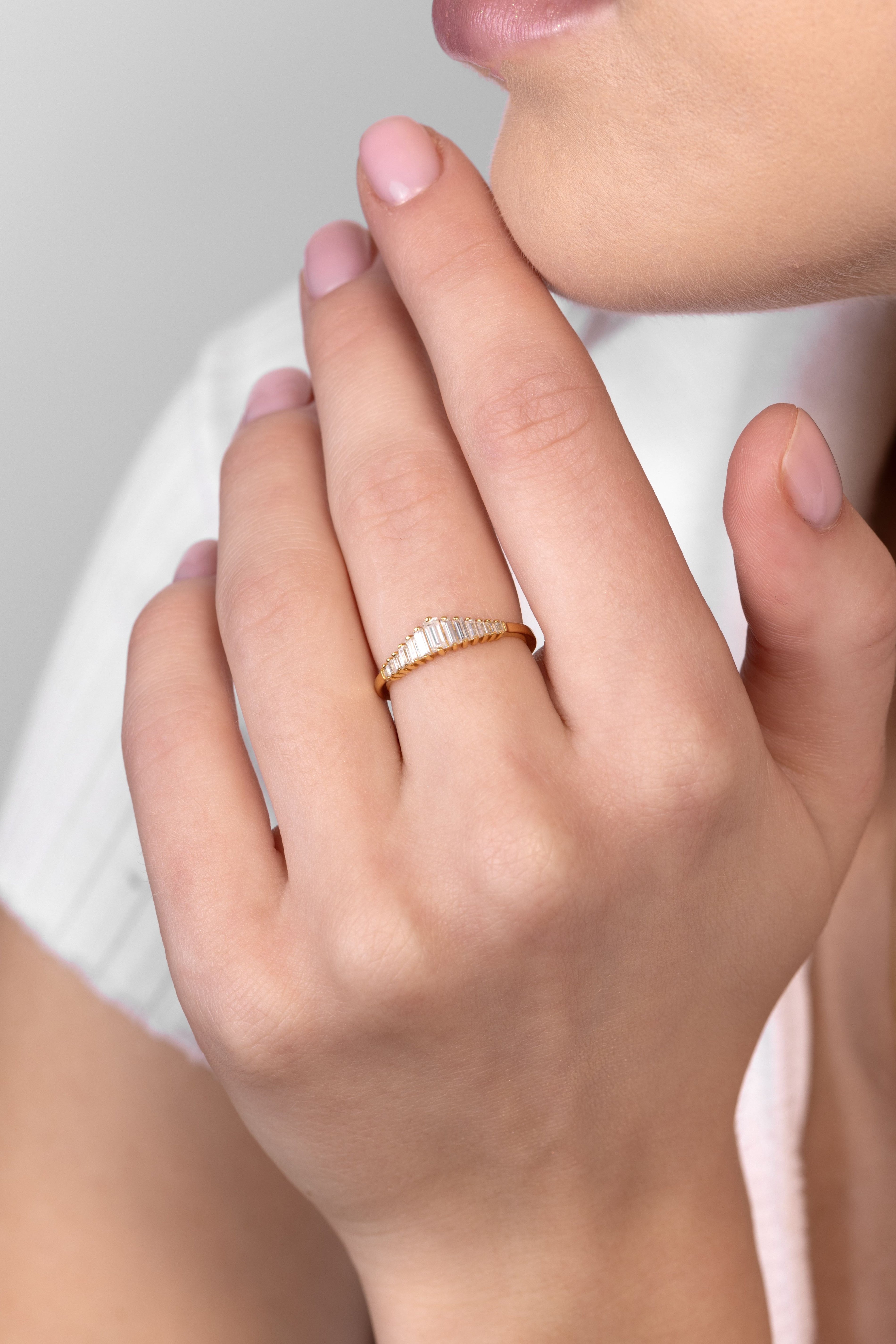 Deco Baguette Eternity Band