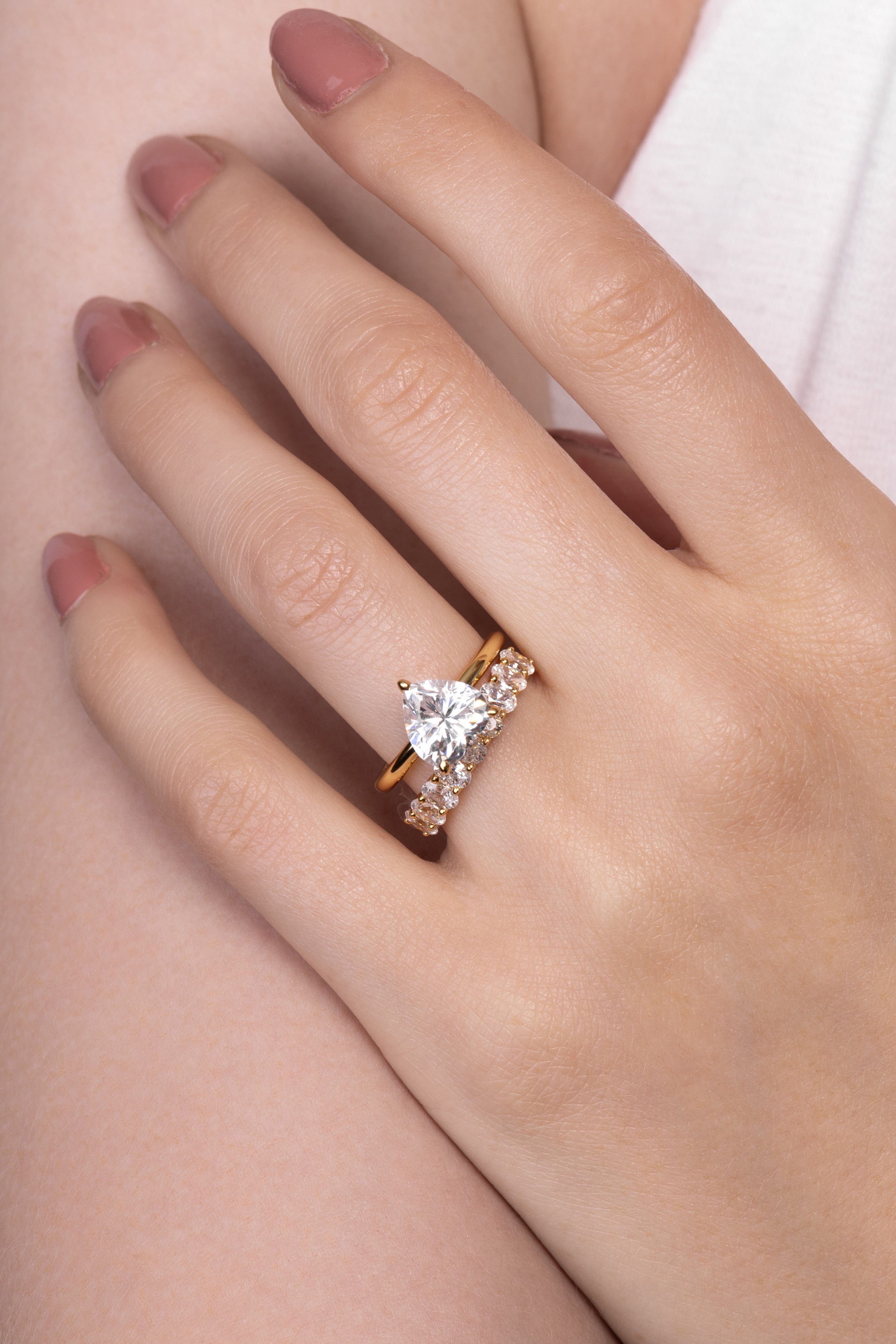 Beloved Heart Diamond Ring