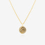 Leo zodiac sign pendant necklace in gold, unisex jewelry NIK Jewellery Canada
