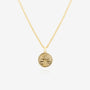 Libra zodiac sign pendant necklace in gold, unisex jewelry NIK Jewellery Canada