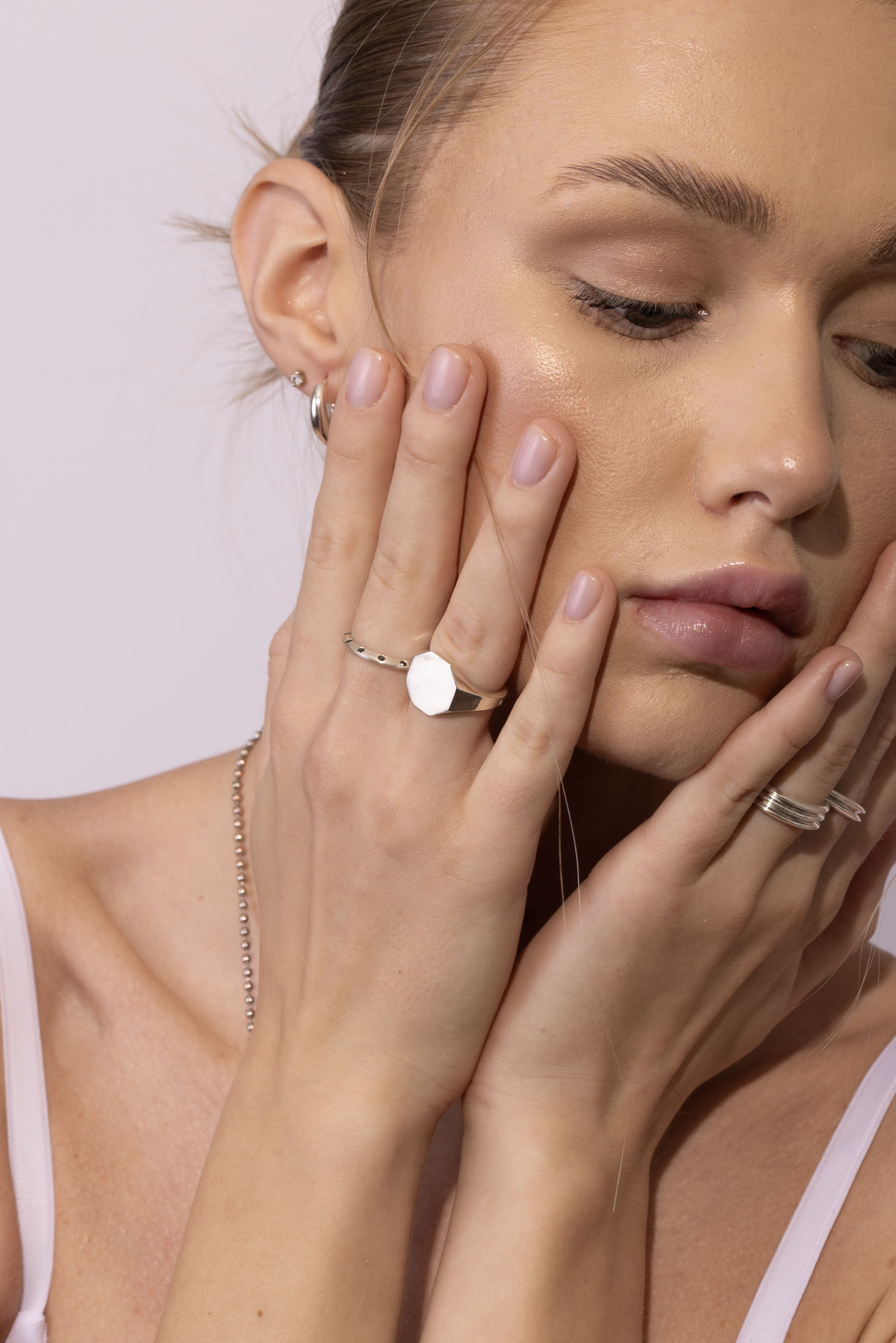 Octave Octagon Signet Ring