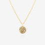 Pisces zodiac sign pendant necklace in gold, unisex jewelry NIK Jewellery Canada