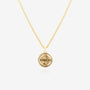 Sagittarius zodiac sign pendant necklace in gold, unisex jewelry NIK Jewellery Canada