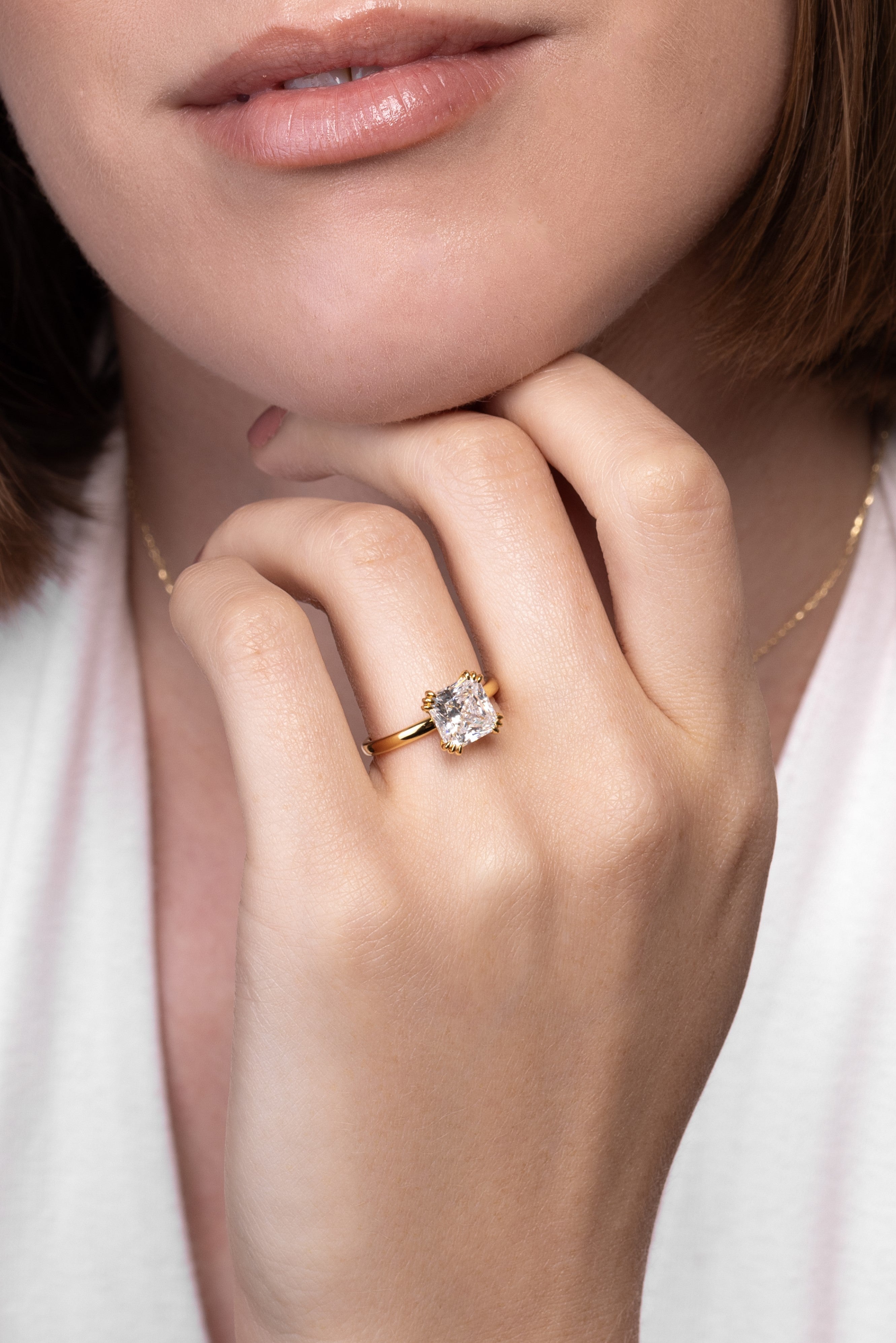 Gatsby Asscher Diamond Ring